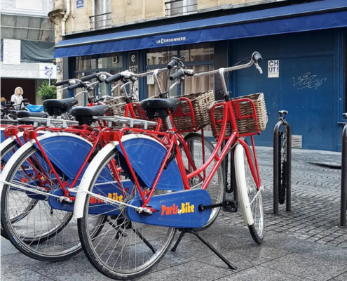 sightseeing op de fiets in parijs
