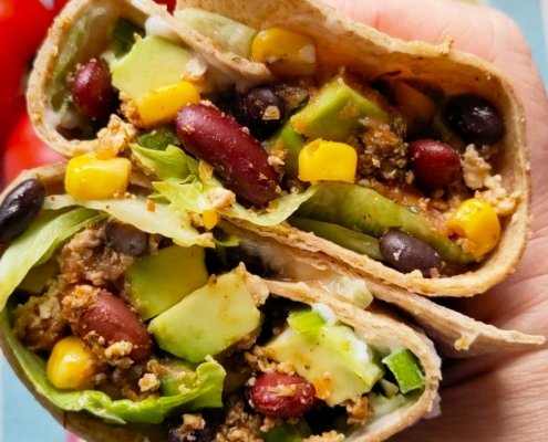 vegetarische recepten met seizoensgroenten in september burrito