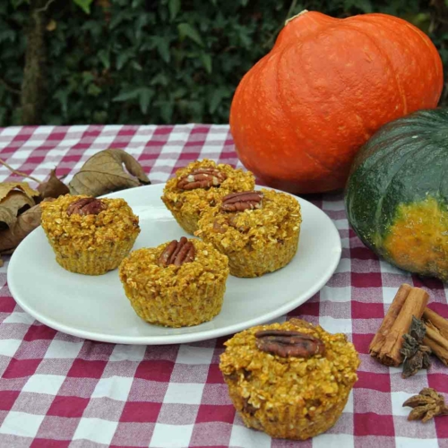 ontbijtmuffins met pompoen en pumpkinspice