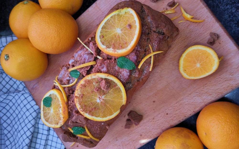 Heerlijke kruidige sinaasappel cake