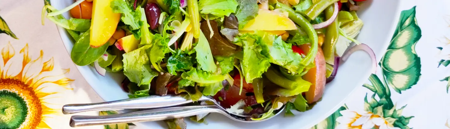 Plantaardige salade Nicoise
