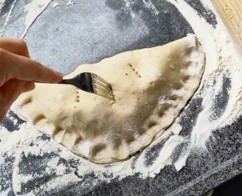hoe maak je pizza calzone