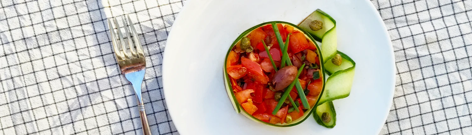 Recept tomatentartaar met paprika