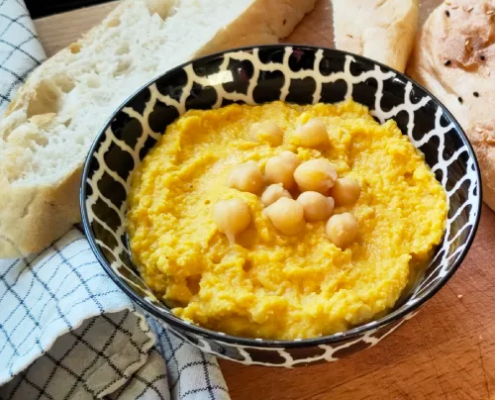 heerlijke pompoen hummus