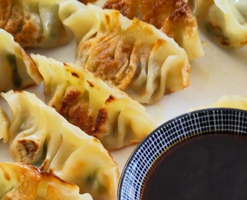 Japanse gyoza met shittake en tofu