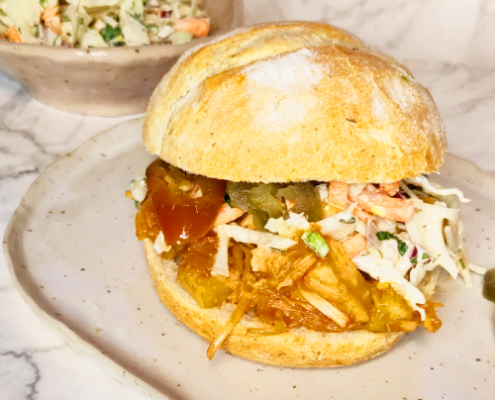 duurzame recepten voor beginnens Broodje pulled jackfruit