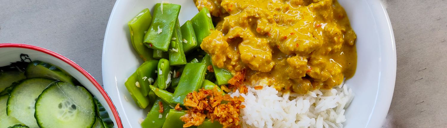 vegetarische redang van seitan recept
