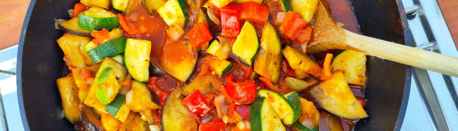 eenvoudige vegetarische ratatouille recept
