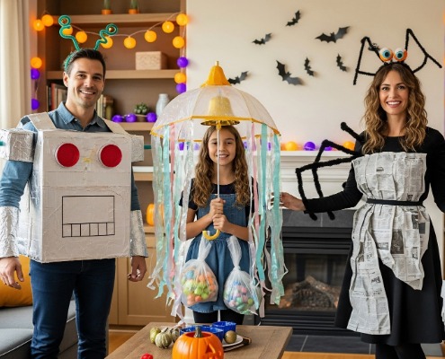 milieuvriendelijk halloween kostuum