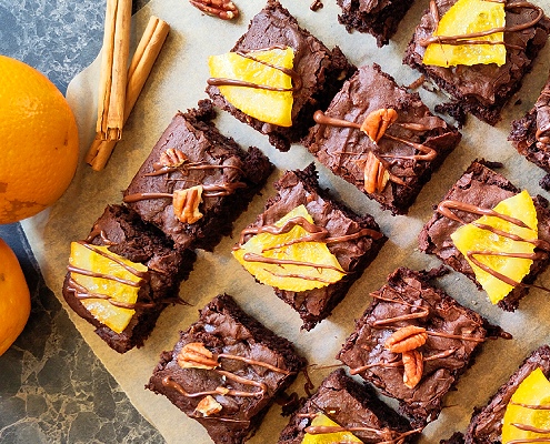 brownies met kaneel sinaasappel en chocolade brownies met kaneel sinaasappel en chocolade