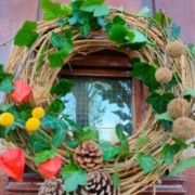 herfst decoratie krans Herfstkrans maken