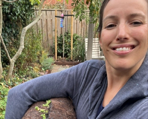 hedwig legt zelf een groendak aan